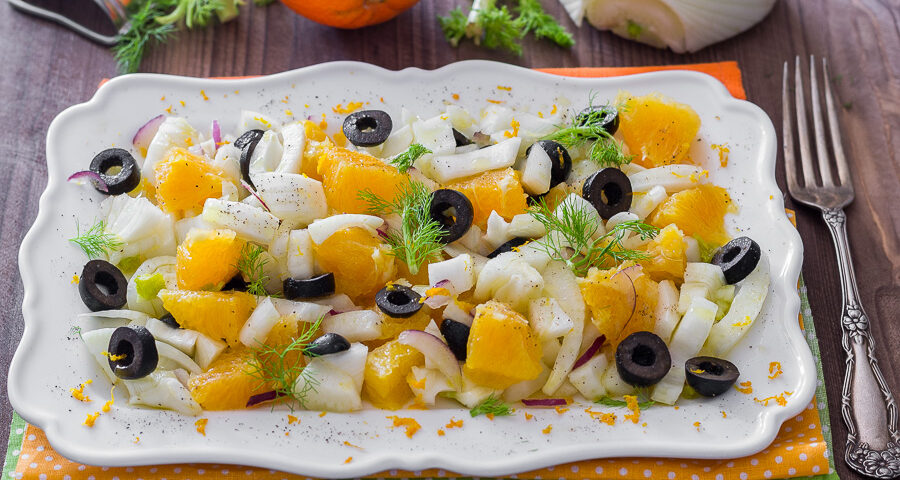 Insalata di Finocchi, Arance e Olive